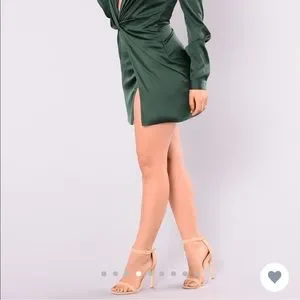 Sugar Free- Hunter Green Dress